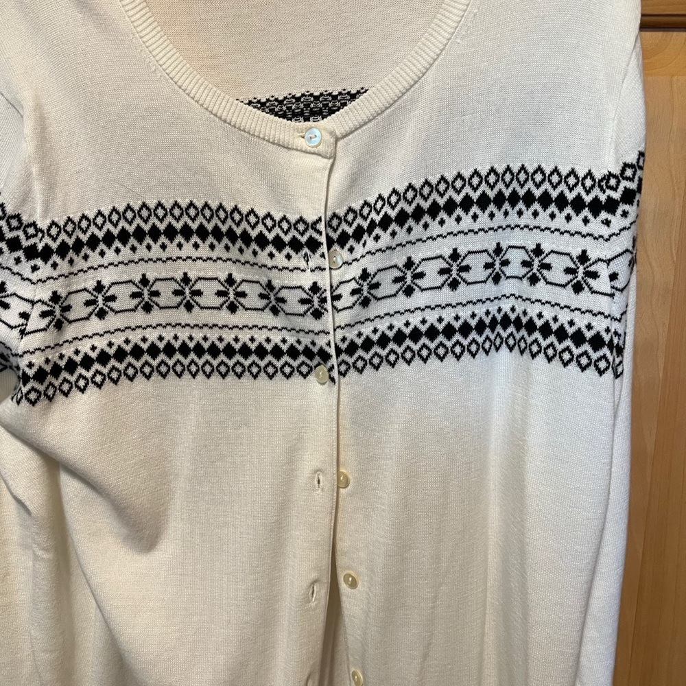 Lands end cardigan